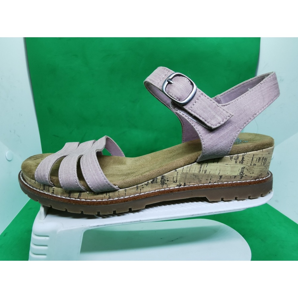 Skechers BOBS Desert Chill Sandals Women's Pink Adjustable Strap Comfort Size 10 - Picture 3 of 16